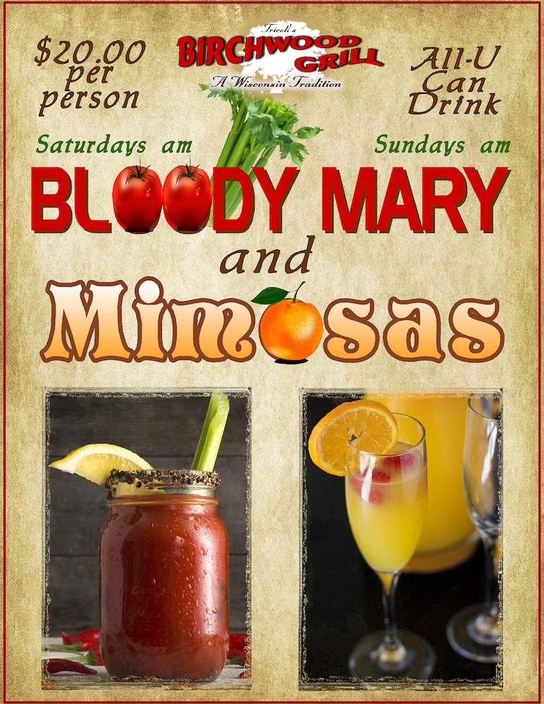 Bloody Mary and Mimosas