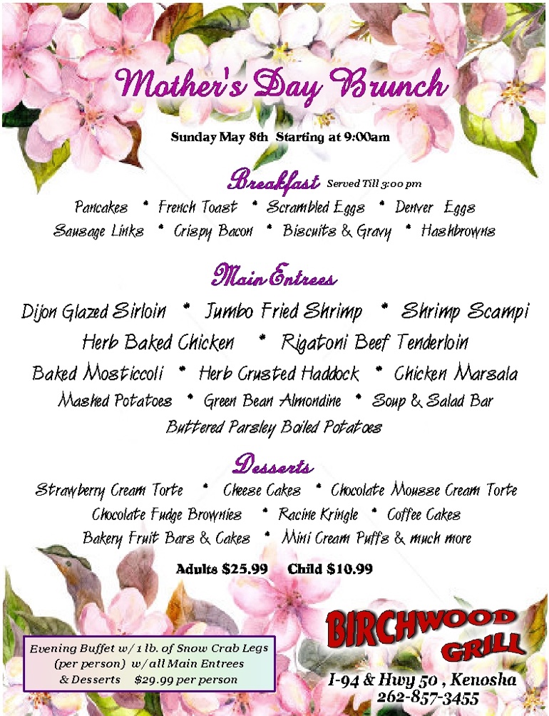 Birchwood Grill Eatery and Bar in Kenosha, WI